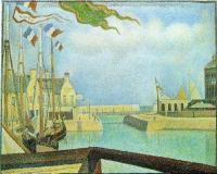 Seurat, Georges - Port-en-Bessin, Sunday